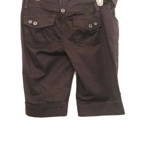 Jolt Women’s Bermuda Shorts Mid Rise Waist Brown Style T701AV8E Size Small